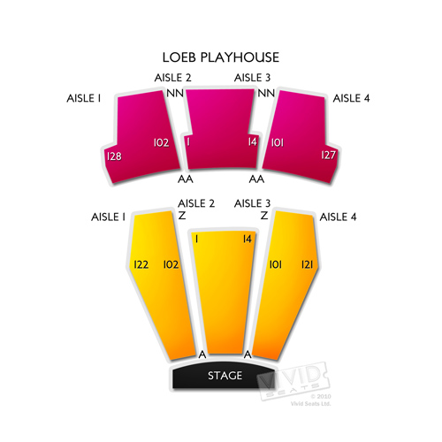 Loeb Playhouse Seating Chart Vivid Seats