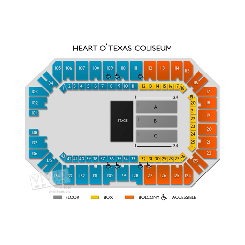 Extraco Events Center Seating Chart Vivid Seats