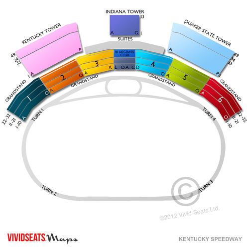 Kentucky Speedway Tickets - Kentucky Speedway Seating Chart | Vivid ...