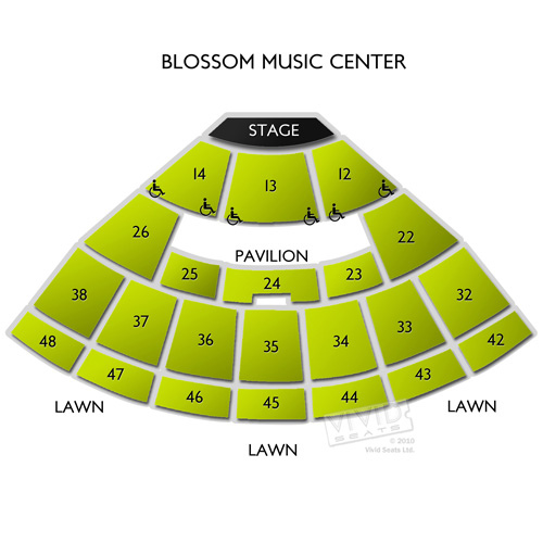 Blossom Music Center Tickets Vivid Seats