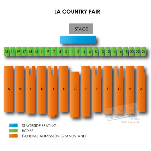 County Fair Seating Chart