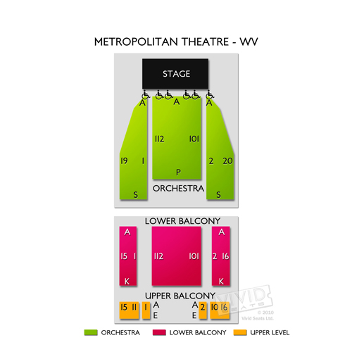 Metropolitan Theatre Seating Chart