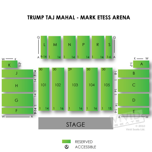 Trump Taj Mahal - Mark Etess Arena