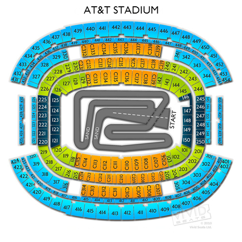 At Amp T Stadium Seating Chart