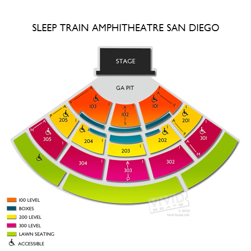 Sleep Train Amphitheatre - Chula Vista Tickets - Sleep Train