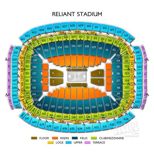 NRG Stadium Tickets NRG Stadium Seating Chart Vivid Seats