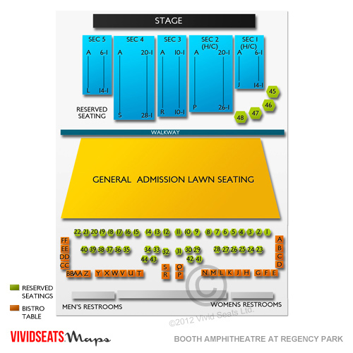 Booth Amphitheatre Seating Chart