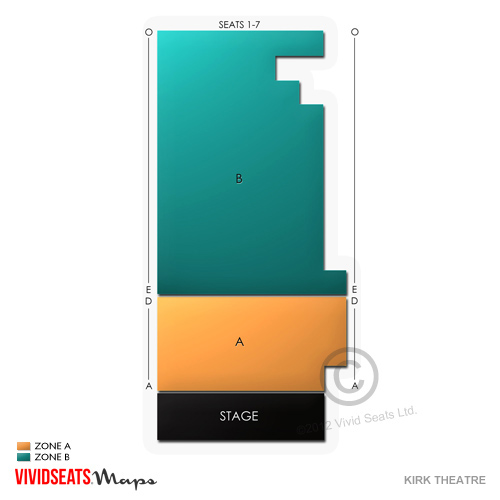 Kirk Theatre Seating Chart Vivid Seats