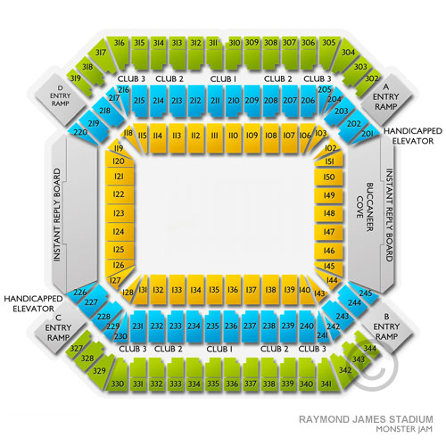 Raymond James Stadium Tickets and Seating Charts