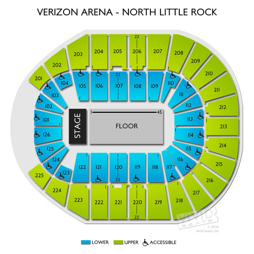Verizon Arena Concert Seating Chart
