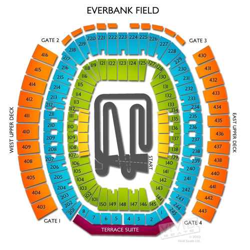 Everbank Field Seating Chart For Florida Georgia