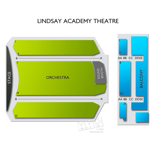 Lindsay Academy Theatre Seating Chart Vivid Seats