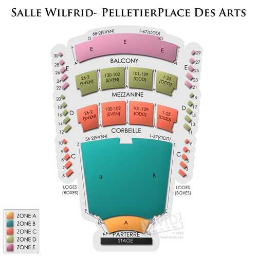 Place Des Arts Salle Wilfrid Pelletier Tickets Place Des Arts