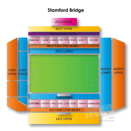 Stamford Bridge Tickets Stamford Bridge Information Stamford Bridge Seating Chart