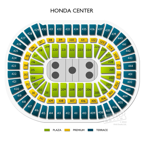 Honda center anaheim interactive seating chart #7