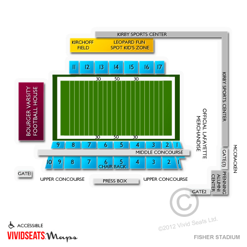 Fisher Stadium Seating Chart Vivid Seats