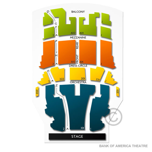 Cibc Theatre Chicago Seating Chart