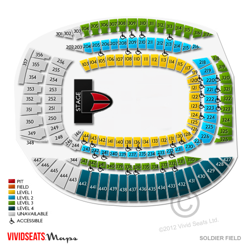Soldier Field Tickets Soldier Field Seating Charts Soldier Field