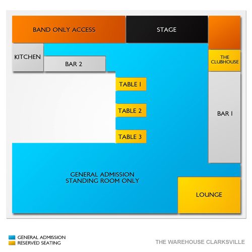 Warehouse Live Seating Chart