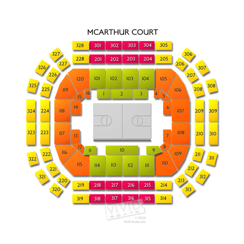 McArthur Court Seating Chart Vivid Seats