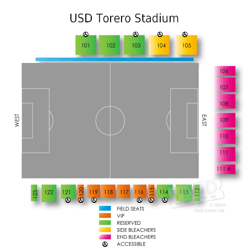 USD Torero Stadium Seating Chart Vivid Seats