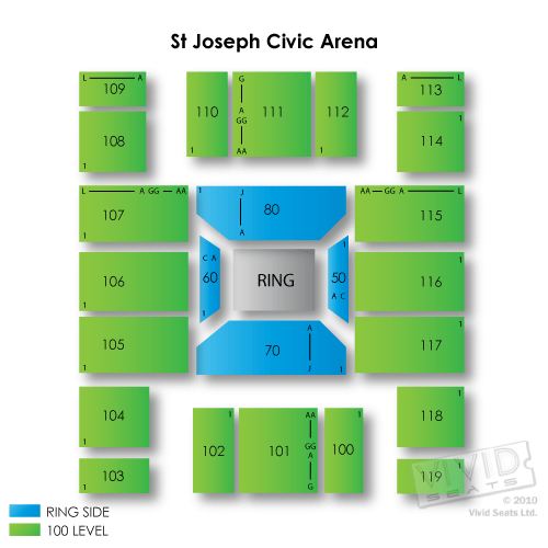 St Joseph Civic Arena Seating Chart Vivid Seats