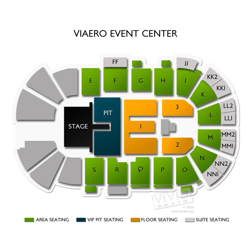 viaero event center seating chart vivid seats viaero center seating chart