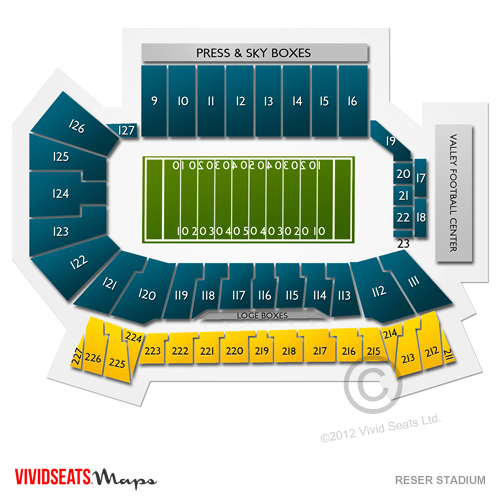 Reser Stadium Seating Chart Templates Printable Free
