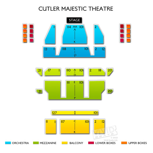 Cutler Majestic Theatre Tickets Cutler Majestic Theatre Information