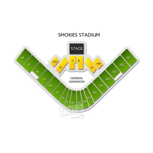 Tennessee Smokies Stadium Seating Chart