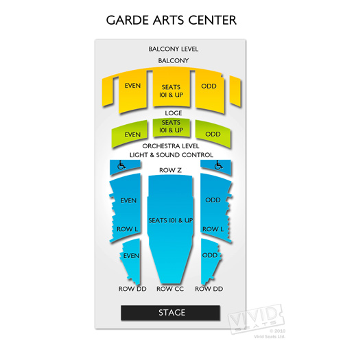 Garde Arts Center Seating Chart Vivid Seats