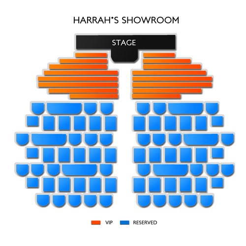 Harrah's Seating Chart