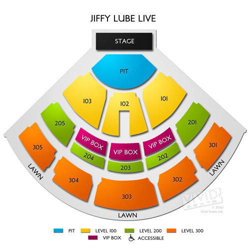 Jiffy Lube Seating Chart