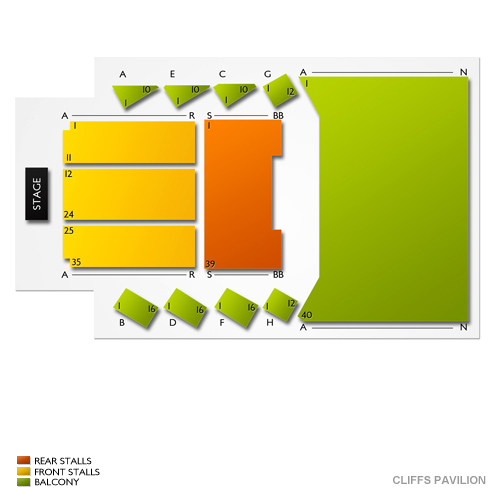 Cliffs Pavilion Seating Chart Vivid Seats