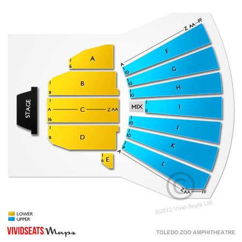 Zoo Amp Seating Chart