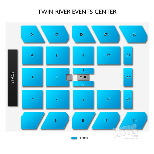twin river casino floor map