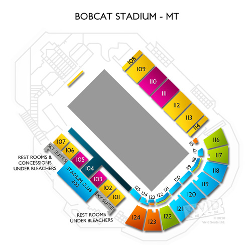 Bobcat Stadium MT Seating Chart Vivid Seats