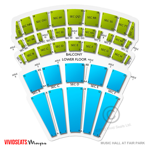Fair Park Music Hall Seating Chart