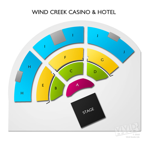 Wind Creek Casino and Hotel Atmore Seating Chart Vivid Seats