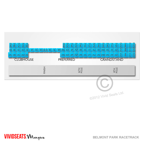 Belmont Park Racetrack Tickets Belmont Park Racetrack Seating Chart