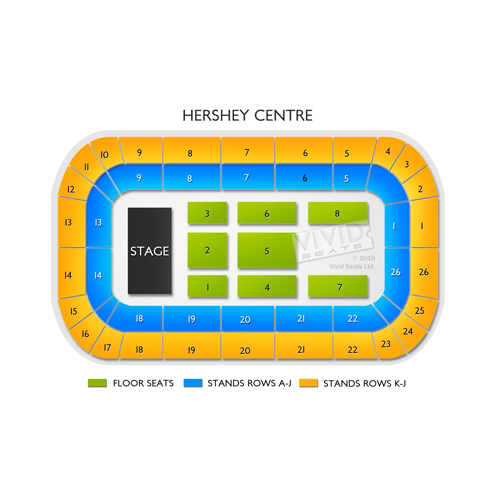 Hershey Bears Stadium Seating Chart