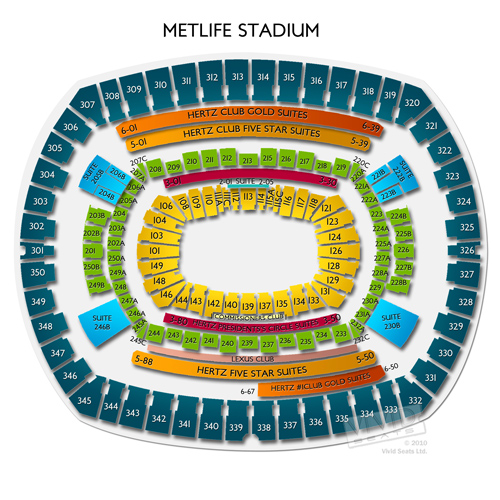 Metlife Stadium Wrestlemania Seating Chart