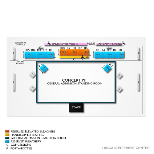 Lancaster Event Center Seating Chart Vivid Seats