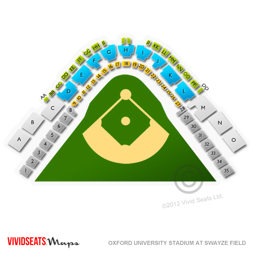 Oxford Stadium Seating Chart