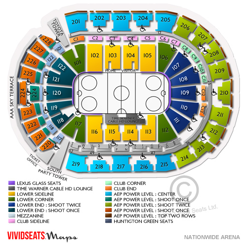 Nationwide Arena Tickets Nationwide Arena Information Nationwide