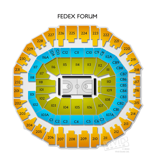 FedEx Forum Tickets FedEx Forum Information FedEx Forum Seating Chart