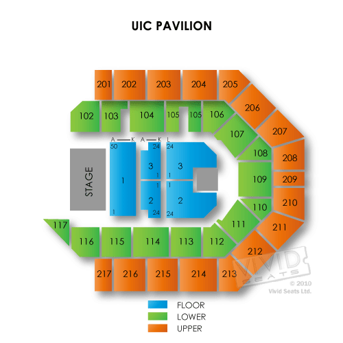 UIC Pavilion Tickets UIC Pavilion Information UIC Pavilion Seating