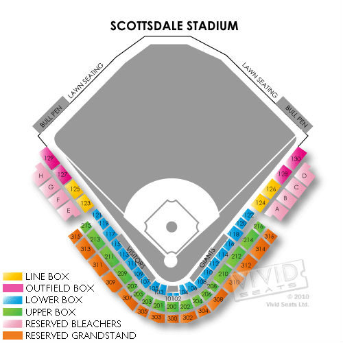 Scottsdale Stadium Tickets Scottsdale Stadium Seating Chart Vivid Seats