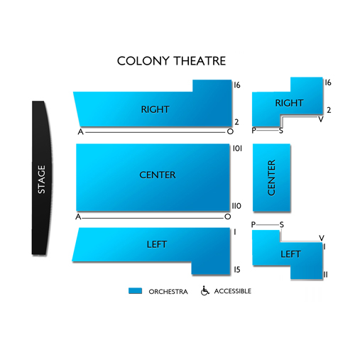 Colonial Theatre Seating Chart