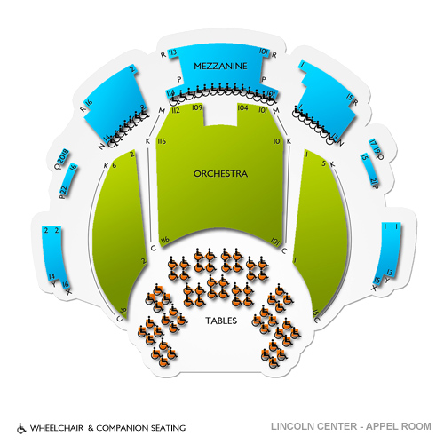 Lincoln Center Appel Room Seating Chart Vivid Seats